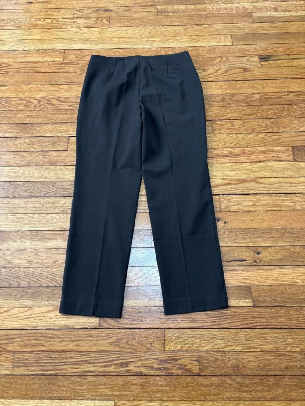 Talbots Womens Heritage Dress Ankle Pants 6p 6 Petite Brown Stretch Flat Front - Picture 6 of 6